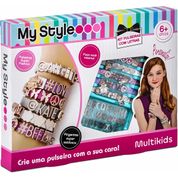 Kit Pulseiras C/ Letras My Style - Multikids