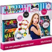 Kit de Miçangas e Pingentes Pulseiras Perfumadas - 400 Peças - My Style - Multikids -