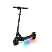 Patinete Elétrico Infantil Dobrável DROP GO-KIDS 150W 24v com Luzes LED RGB (Preto)