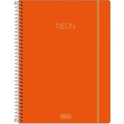 Caderno Espiral 10X1 160 Folhas Neon - Tilibra -  LARANJA