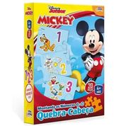 Puzzle Montando os Números Mickey 20 Peças - Toyster