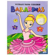 Livro Vitrais para Colorir - Todolivro -  BAILARINAS