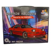 Maleta de Pintura Carros Velozes - 150 Peças - Toy King