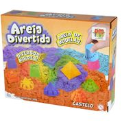 Areia Divertida Castelo 300g - Dm Toys