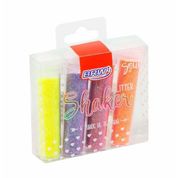 Glitter Shaker Neon 4 cores - 7g cada - BRW