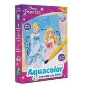 Aquacolor c/ Pincel Princesas - Toyster