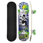 Skate DM Radical 79 cm - Caveira - DM Toys