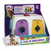 Brinquedo Didático Para Bebê Caixa de Brincadeiras Elka