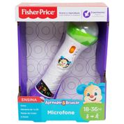 Brinquedo Aprender e Brincar Microfone Fisher Price