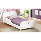 Cama Solteiro para colchão 88 x 188 cm 100% MDF Multimóveis Branca