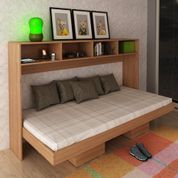 Cama Articulada Solteiro para Colchão 88 x 188cm Multimóveis VCR35066 Amêndoa