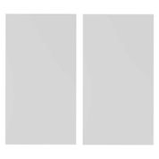 Espelho Decorativo de Vidro Retangular 40 x 20 cm Lapidado/Polido - Kit com 2 peças Multimóveis