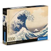 Puzzle 1000 Peças Hokusai - A Onda - Clementoni - Imp.