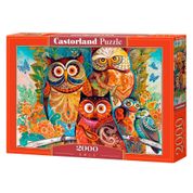 Puzzle 2000 peças Corujas - Imp. Castorland