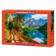 Puzzle 1000 peças Lago Braies, Itália - Imp. Castorland