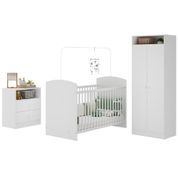 Quarto Infantil Completo Doçura Multimóveis Branco