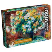 Mini Quebra-cabeça 1000 peças Vaso de Flores de Renoir- Grow