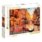 Puzzle 1500 peças Veneza Apaixonante - Clementoni - Importado