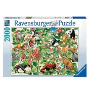 Puzzle 2000 peças Selva - Ravensburger - Importado