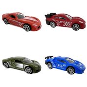 Kit c/4 Mini Veículos Die Cast 3599N 3599O 3599R 3599S