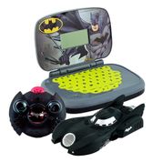 Kit Batman - Veículo Controle Remoto Gravidade Zero + Laptop Infantil Bilíngue