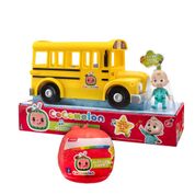 Kit Cocomelon - Veículo Yellow School Bus (3305) + Mini Figura com Acessório (3302)