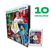 Brasileirão 2024 - Álbum Capa Dura + Kit Com 10 Envelopes