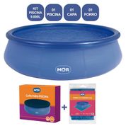 Kit Piscina Circular Inflável 9.000 L