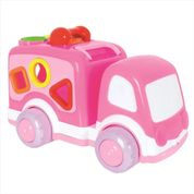 Caminhão de Atividades Bloco para Montar Menina 1 Ano 288 Super Toys