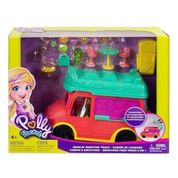 Boneca Polly Pocket Smoothies Food Truck 2 Em 1 Gdm20 Mattel