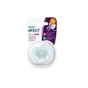 Chupeta Ultra Soft Little Star 6 a 18 Meses Neutra - Avent