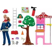 Conjunto Barbie Bombeira HRG55 - Mattel