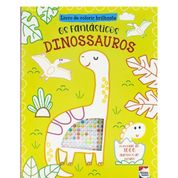 Livro de Colorir Brilhante Dinossauros - Happy Books