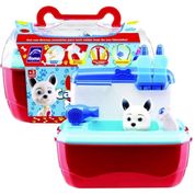 Maleta infantil Dr. Canino Kit Veterinário Vermelha - Roma