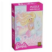 Quebra-Cabeça Puzzle 100 peças Barbie Brilhante- Grow