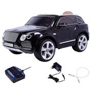 CARRO ELETRICO BENTLEY (BANCO DE COURO) 12V PRETO - BELFIX