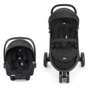 CARRINHO TRAVEL SYSTEM LITETRAX 3 PRETO COAL 0 A 15KG - JOIE