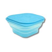 MARMITINHA CONTAINER DOBRAVEL EM SILICONE HIPOPOTAMO - MARCUS & MARCUS