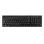 Teclado Com Fio Compacto Conexão USB Cabo de 120cm Resistente Água Preto - TC193 TC193