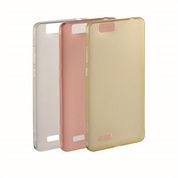 Kit de Capa Protetora para Smartphone Ms70(P9037) Silicone Dourado/Rose Multilaser - PR373 PR373