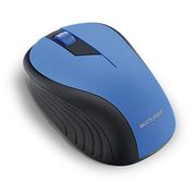 Mouse Sem Fio Wave Conexão Usb 1200dpi 3 Botões Ergonômico Azul - MO215OUT [Reembalado] MO215OUT