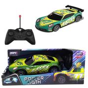 Carrinho de Controle Remoto Power Light Verde 1:24 - Zippy Toys