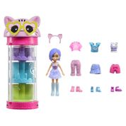 Polly Pocket Conjunto Closet Giratório Gato Hkw07