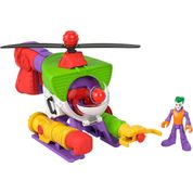 Imaginext - Liga da Justiça - Helicóptero Robô do Coringa Hmv09