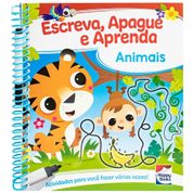 Livro - Escreva, Apague e Aprenda - Animais