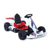 Carro Kart Branco Elétrico 12v com Controle Remoto - Bandeirante