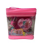 Kit Beleza Infantil - Bolsa Kit de Maquiagem Make Brinq Mk11 Pequena - Polibrinq