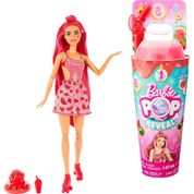 Boneca Barbie Pop Reveal Frutas 8 Surpresas - Melancia (vermelha) Hnw43