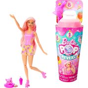 Boneca Barbie Pop Reveal Frutas 8 Surpresas - Morango (rosa) Hnw41