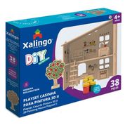 Quebra-Cabeça Casinha Para Pintura 3d Ii - Xalingo